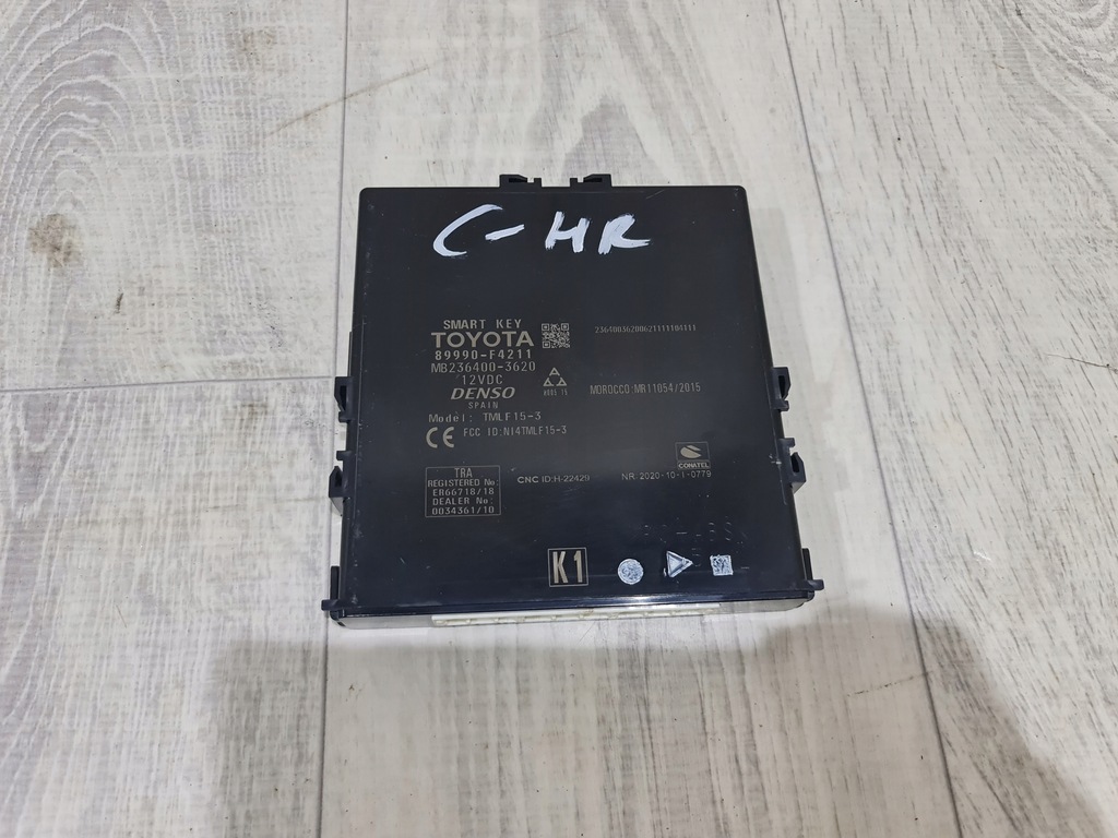 фото №1, Toyota c-hr chr модуль smart key 89990-f4211