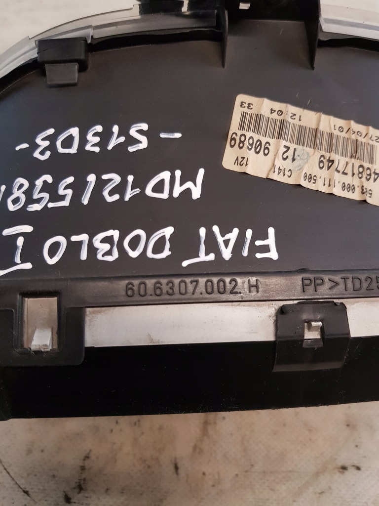 фото №7, Fiat doblo i 1.9d лічильник 46817749