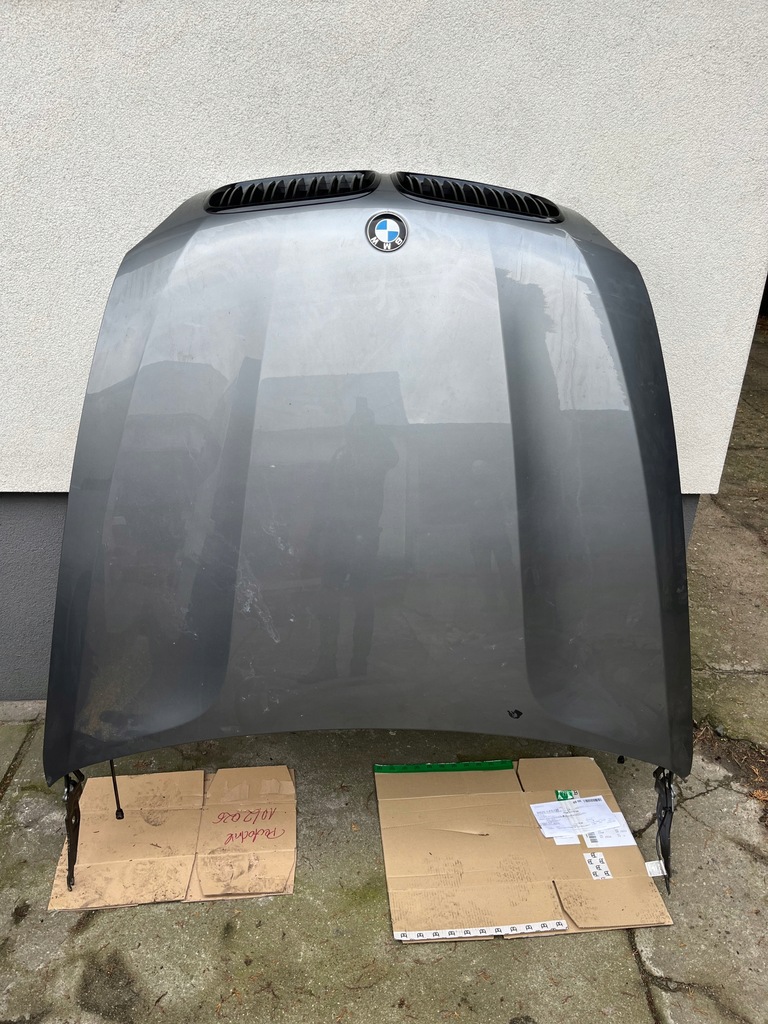 фото №1, Капот кришка двигуна комплектна bmw x5 e70 a52 spacegrau