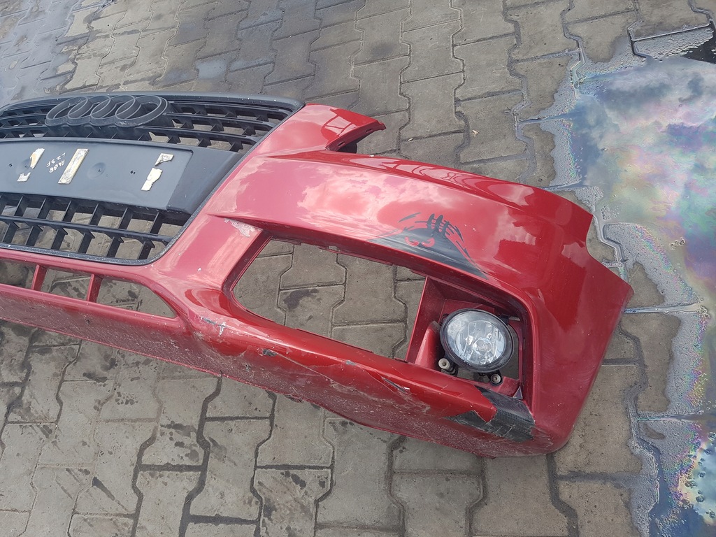 фото №5, Audi a4 b8 08-11r бампер перед передній решітка радіатора