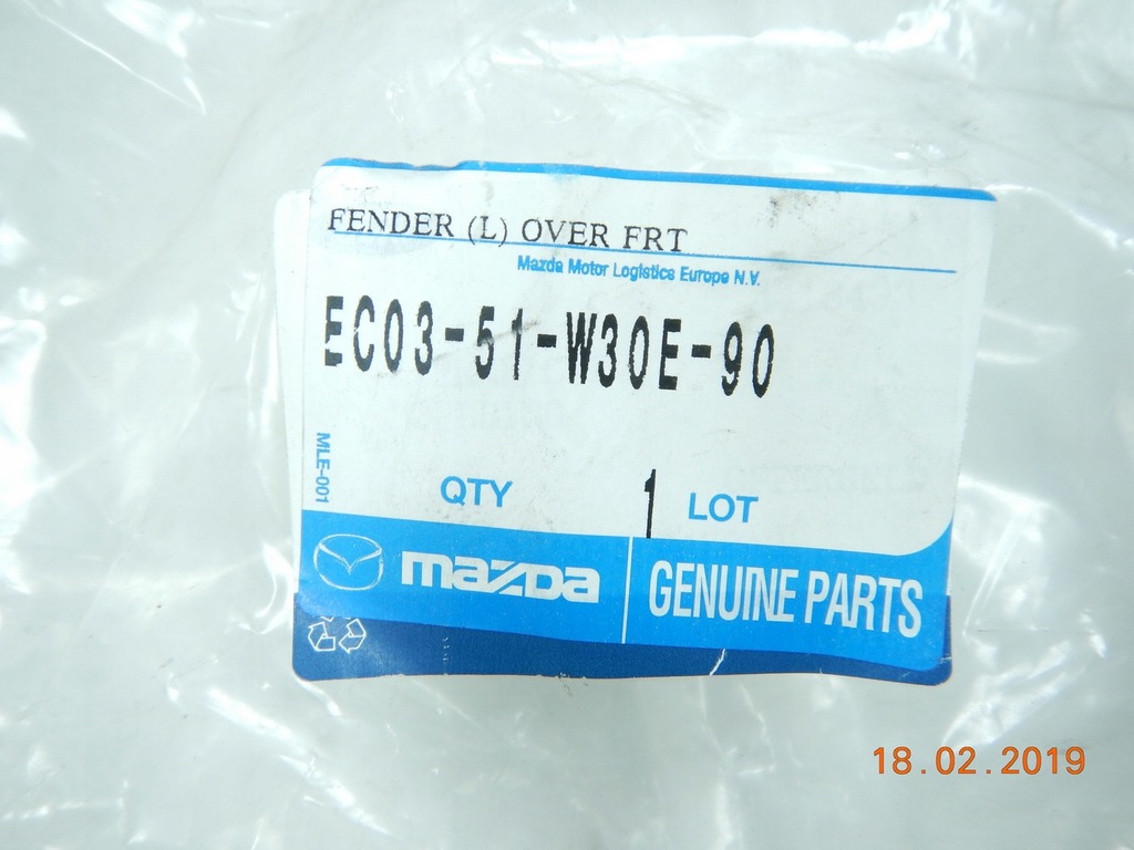 фото №7, Накладка крила лівий перед mazda tribute