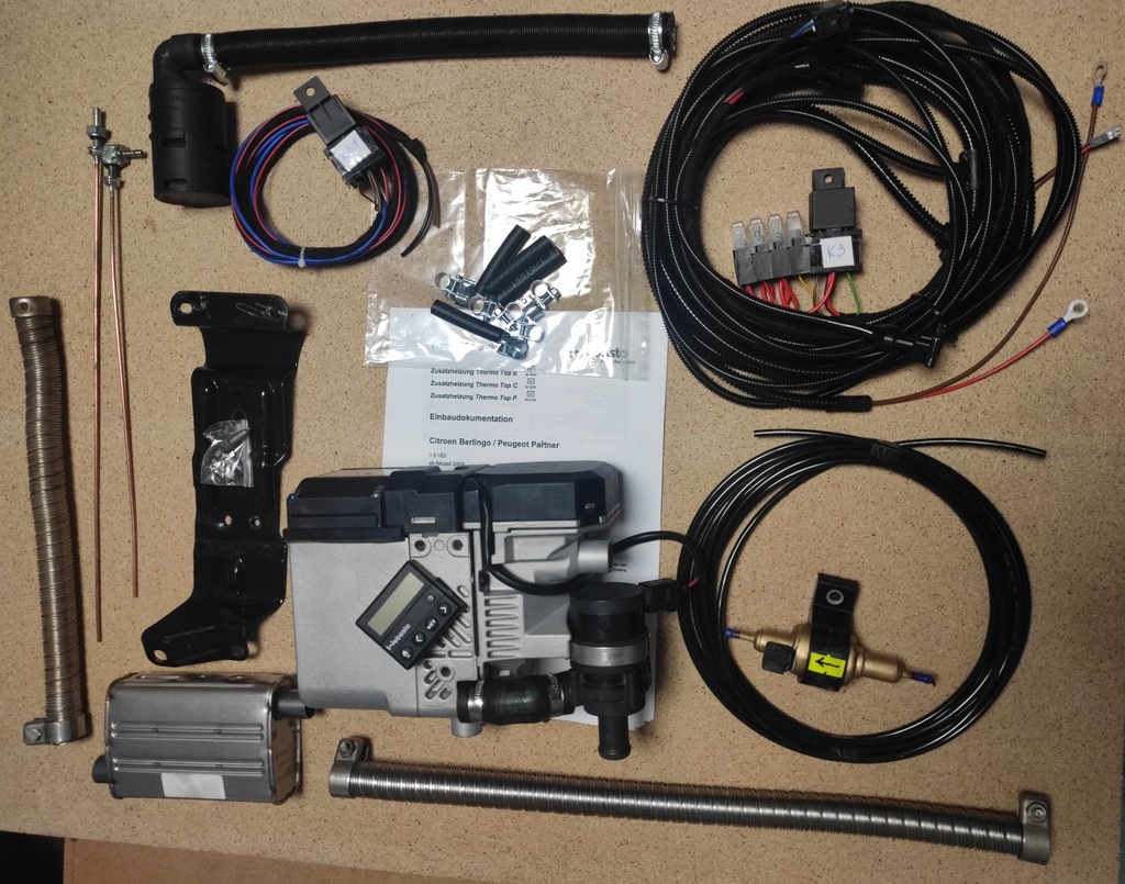 фото №10, Webasto peugeot partner 1.6hdi приборная панель thermo top c 5 kw 12v analog!