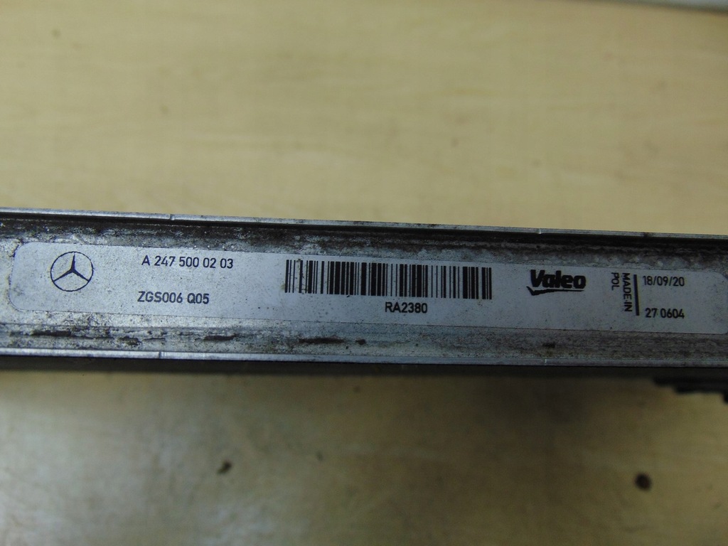 фото №14, Радиатор wody mercedes w177 w247 a2475000203