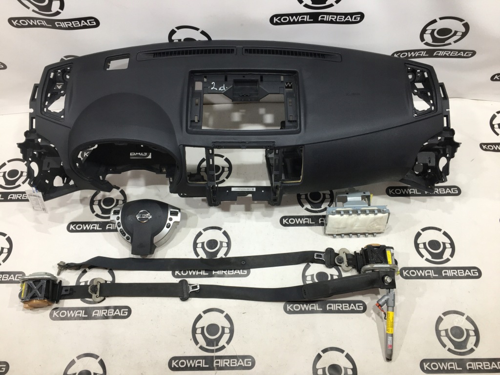 фото №1, Nissan x-trail t31 панель приладів консоль подушка безпеки ремені