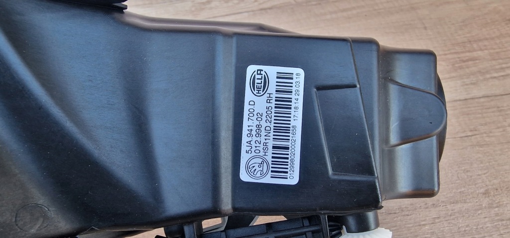 фото №4, Skoda rapid lift 2017-2021 rok правий протитуманна фара новий