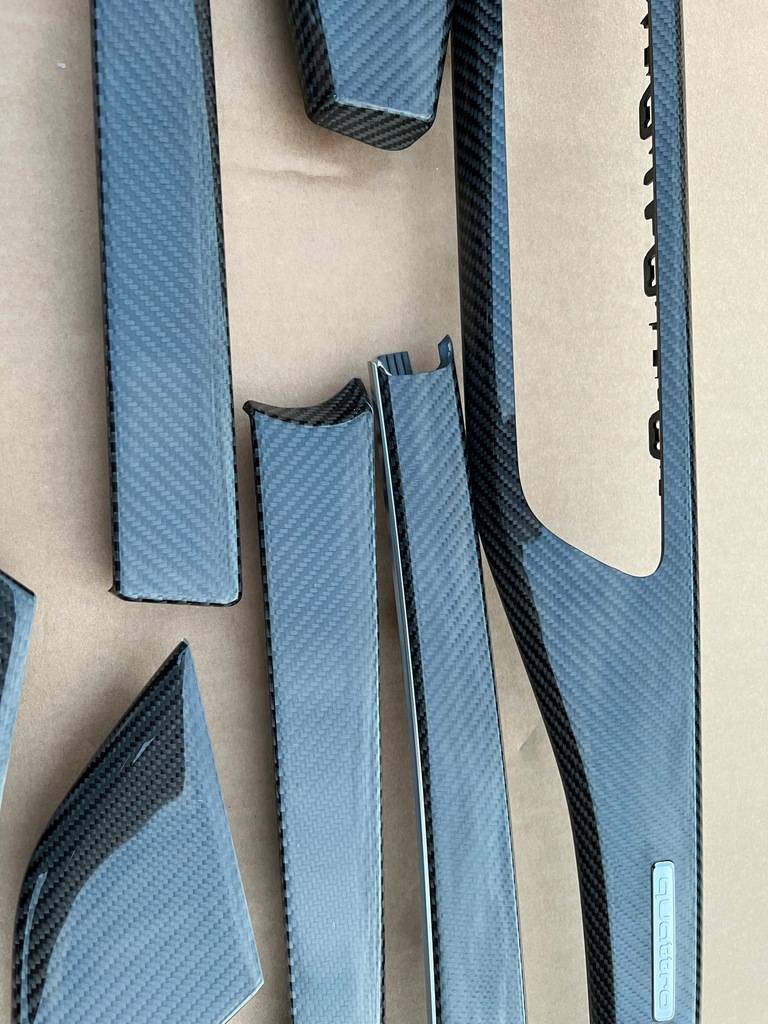 фото №16, Audi a4 rs4 a5 rs5 b9 8w накладки декоративні салону декори карбон 6t3 nowe