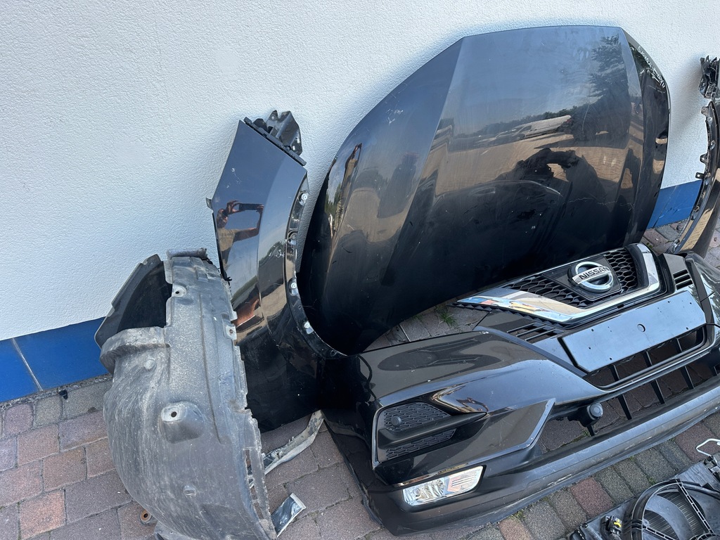 фото №5, Nissan qashqai ii j11 kompletny перед капот бампер лампы pas передний