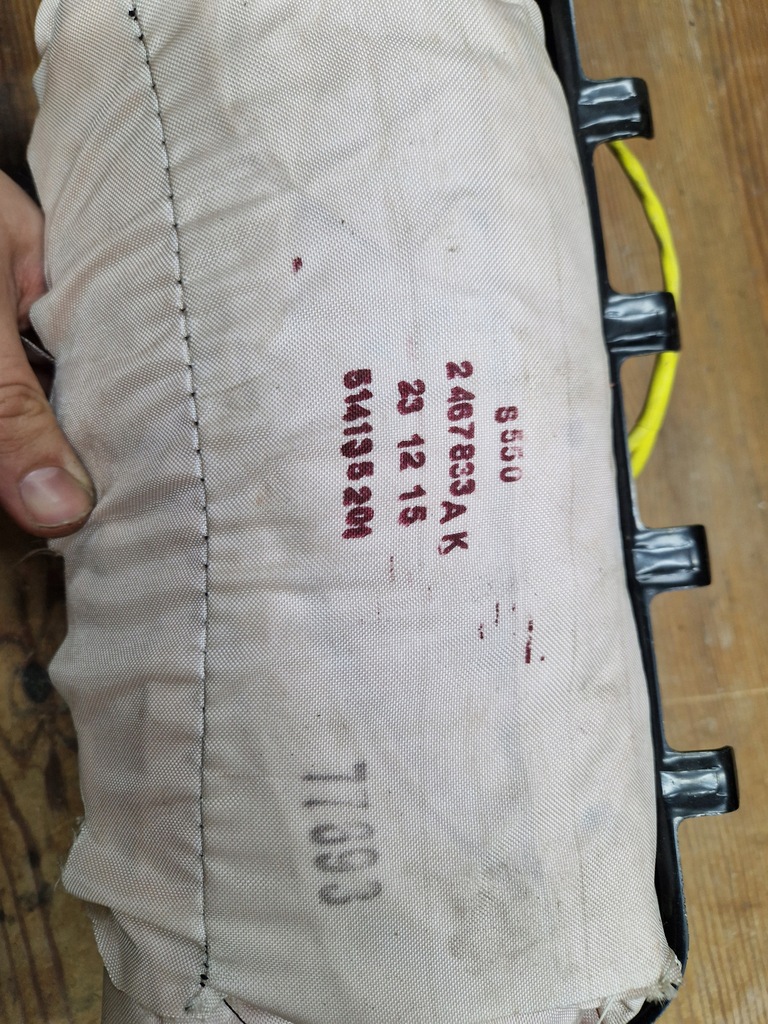 фото №10, Подушка воздушная подушка безопасности пассажира панели ford mustang vi 2015- 3 pin