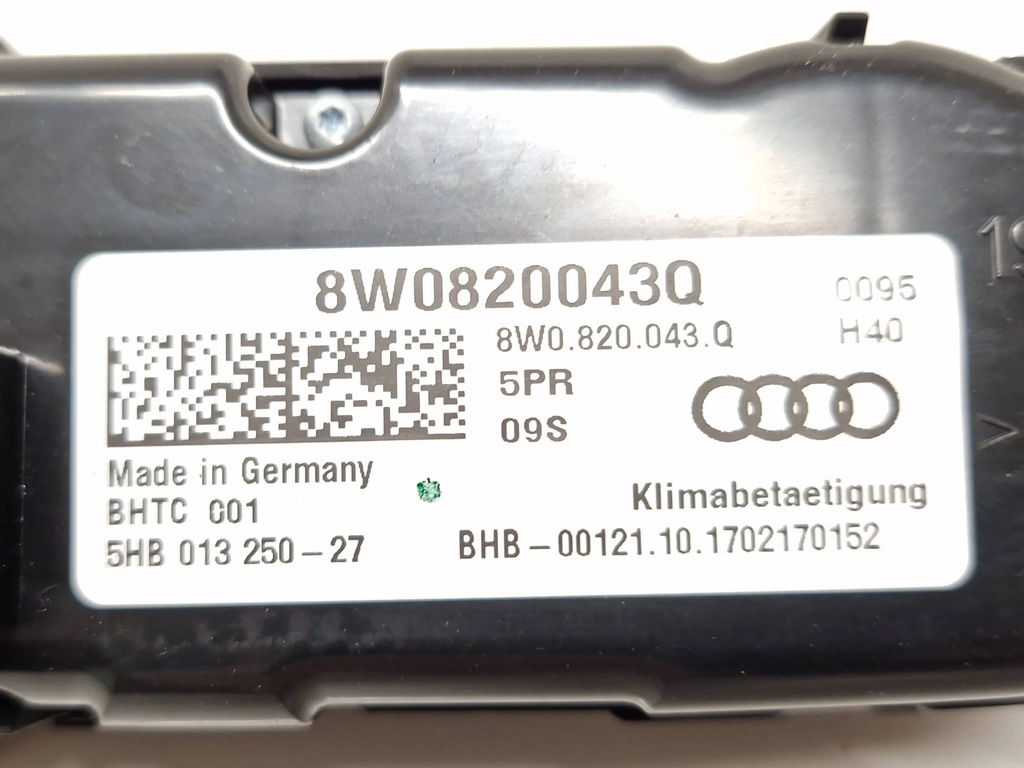 фото №8, Audi a4 s4 b9 2017 панель кондиционера