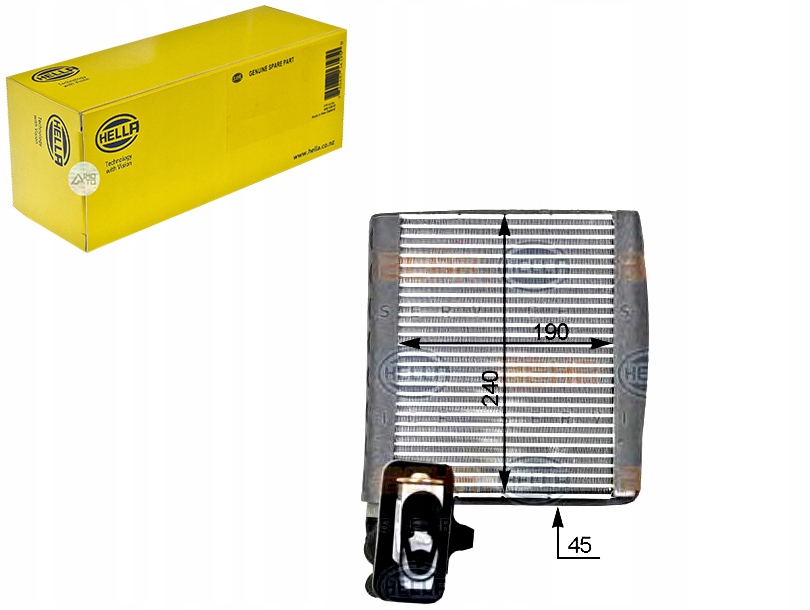 фото №1, Hella испаритель кондиционера