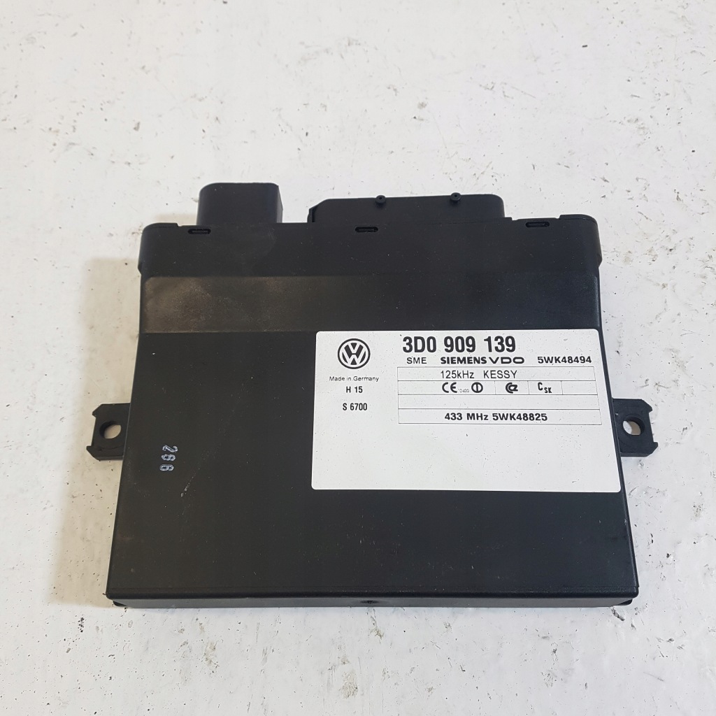 фото №1, Модуль блок керування kessy volkswagen phaeton 3d0909139