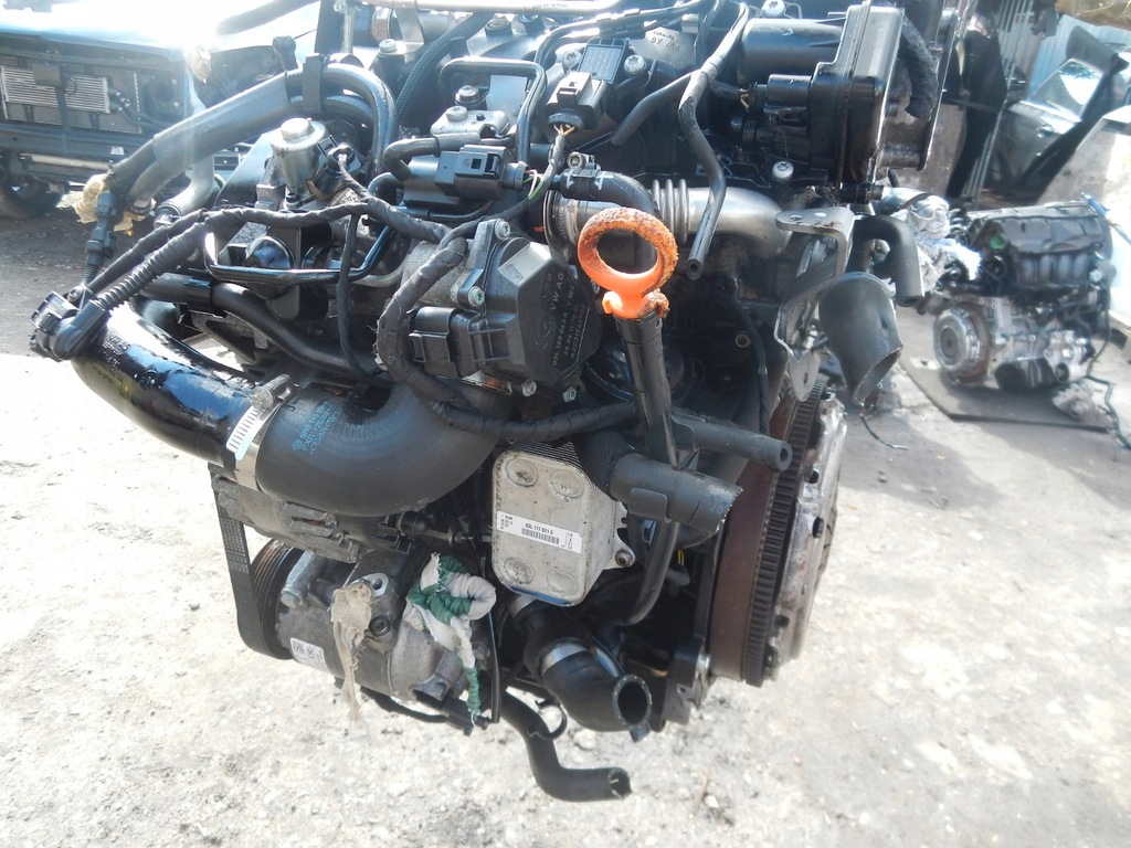 фото №9, Двигун kompletny vw polo 6r seat ibiza iv skoda fabia ii audi a1 1.2tdi cfw