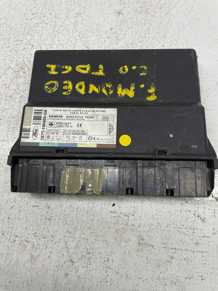 фото №1, Бортовой компьютер блок управления комфорта ford 1s7t-15k600-ga