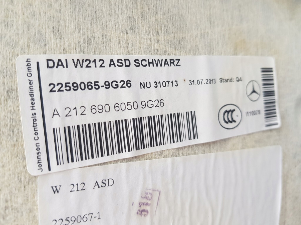 фото №9, Mercedes w212 sedan amg панорама czarna стеля стеля комплект