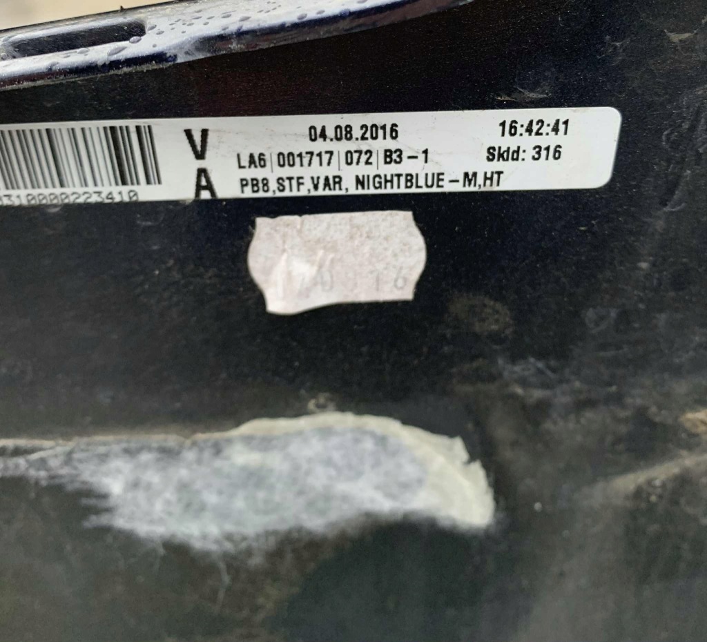 фото №9, Vw passat b8 viii 14- бампер задня задній