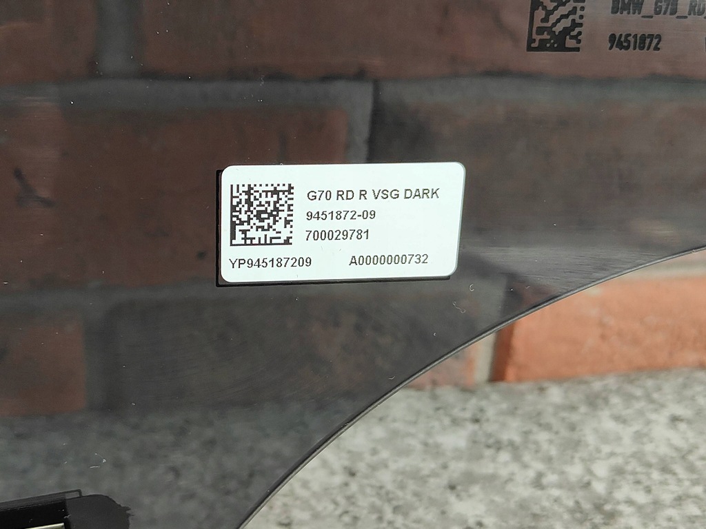 фото №7, Стекло боковая дверь левая левый задняя задняя vsg ssg bmw 7 g70 2022r 9451871