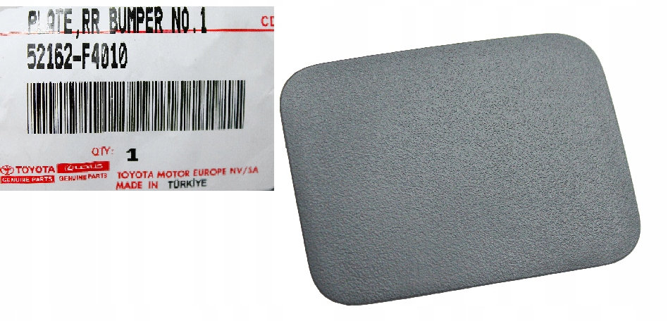фото №1, Toyota оригинальный номер заглушка фаркоп заднего бампера ch-r 2016-2023 52162f4010