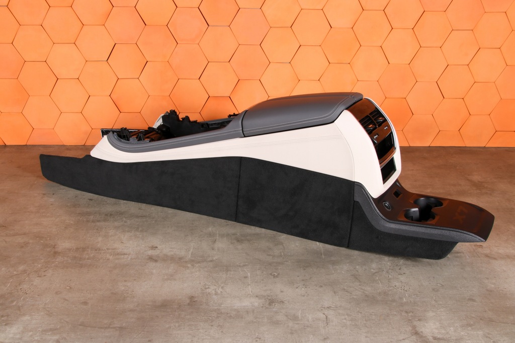 фото №7, Bmw x7 g07 тунель середній консоль підлокітник elfenbeinweiss atlas grey