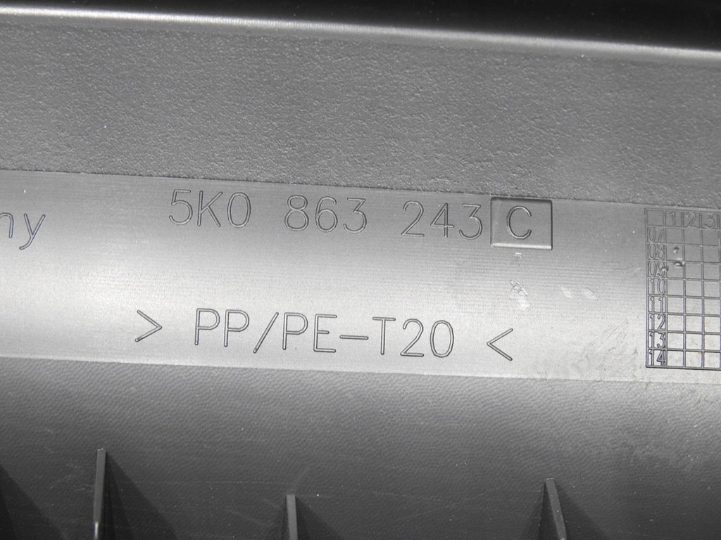 фото №8, Тунель середній vw golf vi 5k0863243c