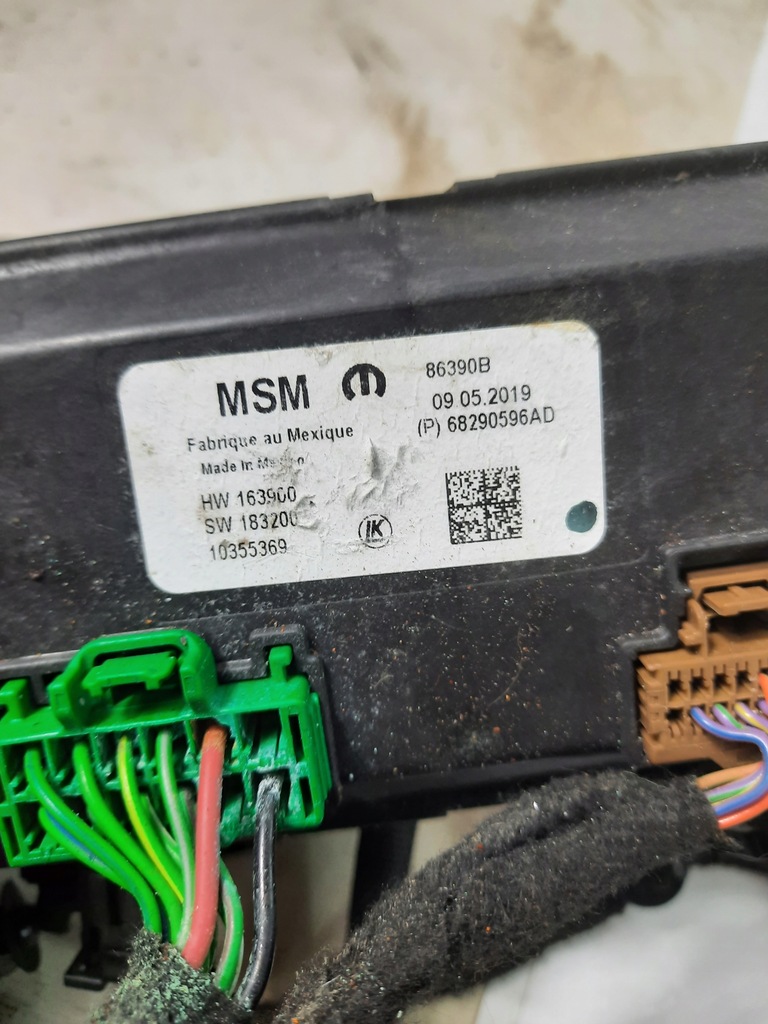 фото №10, Dodge ram 1500 19- джгут модуль сидіння водія 68290596ad usa