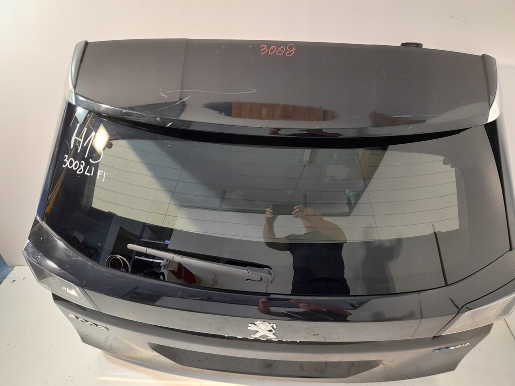 фото №6, Peugeot 3008 ii lift задняя крышка багажника h13