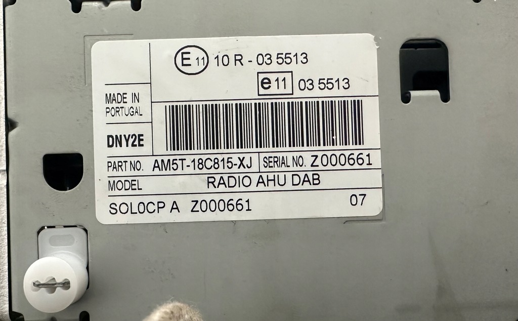 фото №7, Ford c-max mk2 панель радіо комплект sony