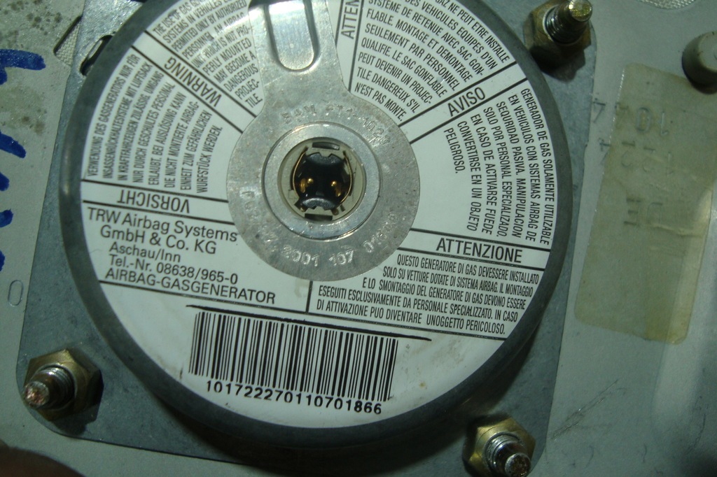 фото №5, Подушка водителя подушка безопасности skoda fabia i poznań