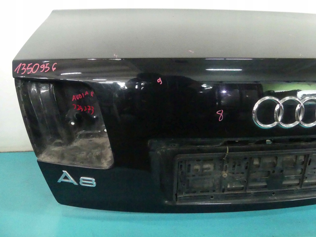 фото №12, Кришка багажника задня audi a8 d3 lift чорний lz7q