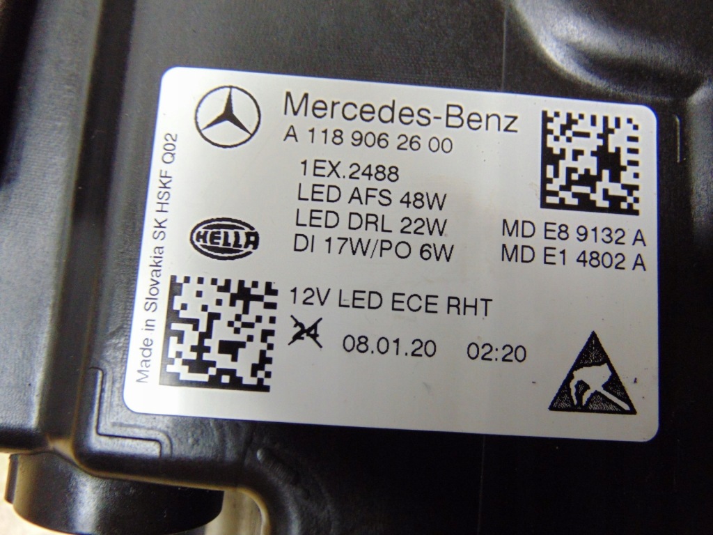 Фара правая перед mercedes cla w118 европа Киев