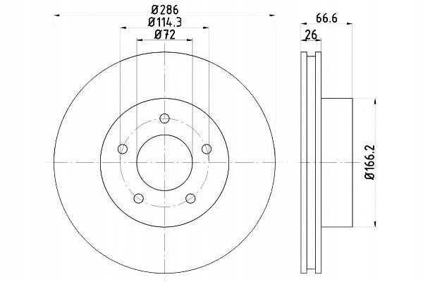 фото №1, Textar гальмівні диски гальмівні 2szt. ford перед explorer