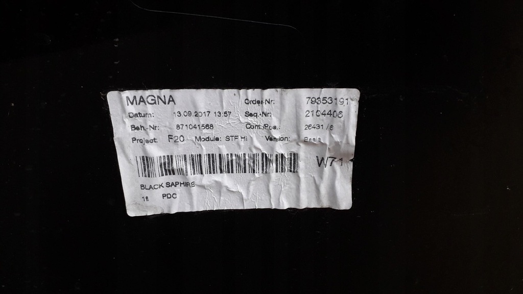 фото №11, Бампер bmw 1 f20 15-19 задняя lci lift pdc