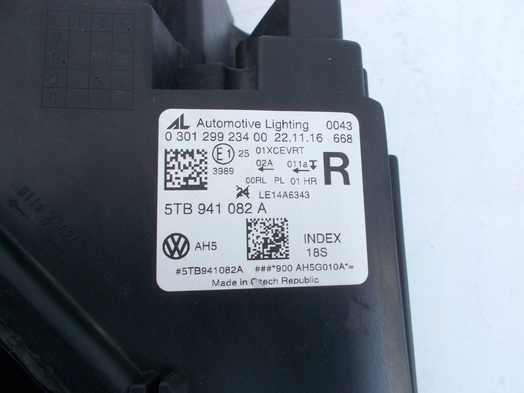 фото №9, Volkswagen touran iii перед сторона права лампа передня 5tb941082a