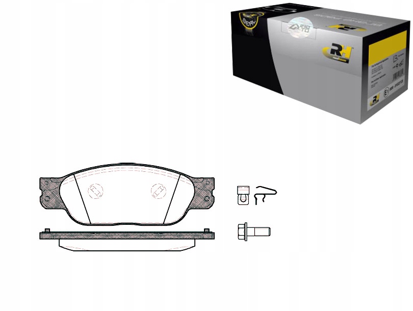 фото №1, Тормозные колодки тормозные jaguar s-type lincoln ls 17.8mm w