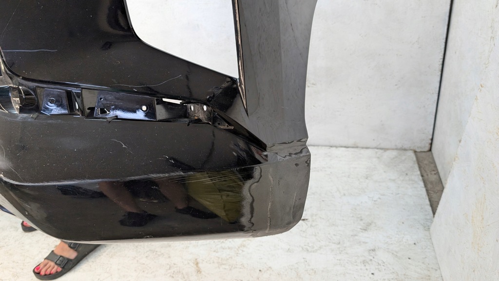 фото №7, Mitsubishi l200 v 5 lift 19- бампер передний перед bez отверстий 6400j790zz