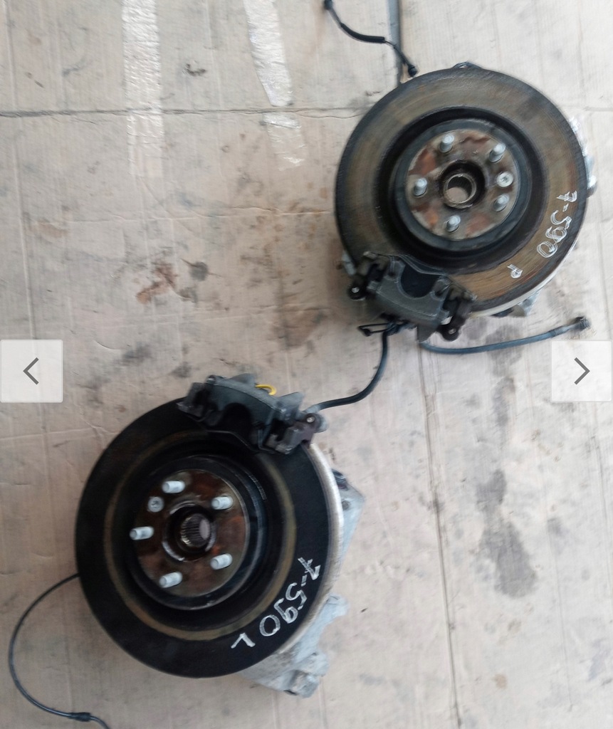 фото №5, Поворотный кулак диск суппорт l+p задняя velar l560