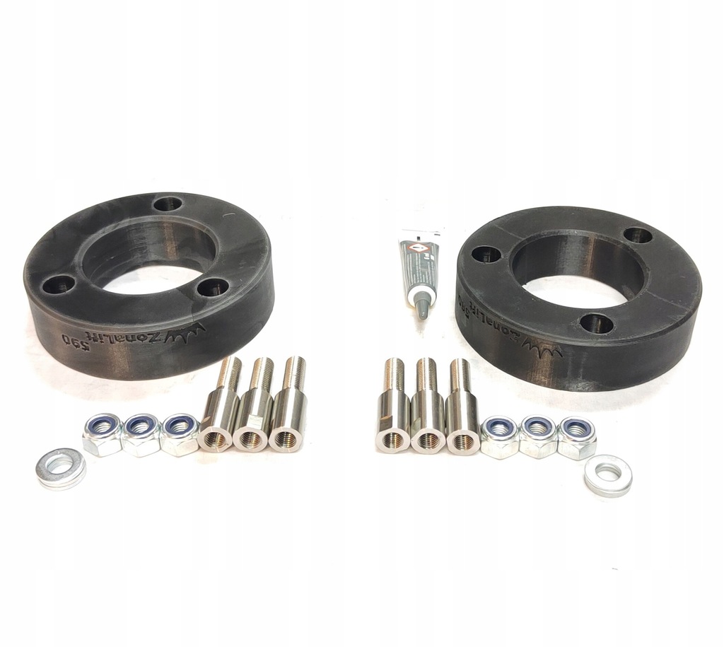 фото №14, Nissan pathfinder r51 прокладки na амортизационная стойка 50mm / lift 2 cale / перед