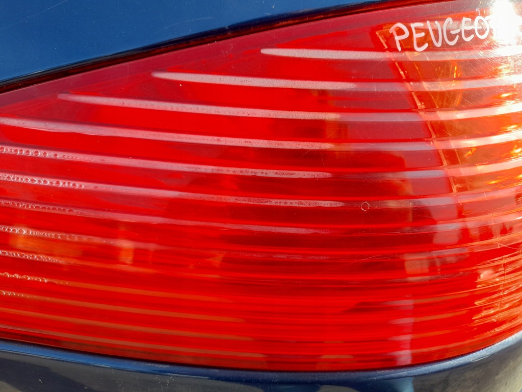 фото №8, Peugeot 607 лампа лівий задня ліва крила з крила sedan