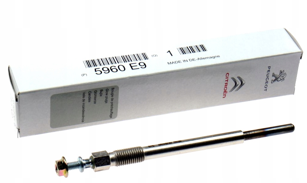 фото №1, Свічки запалювання розжарювання ford fiesta v vi fusion 1.4 tdci оригінальний номер