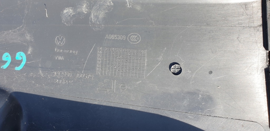 фото №9, Защита обшивка стойка b нижние середина vw golf vi 6