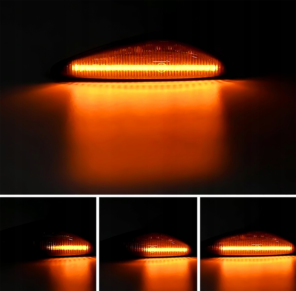 фото №12, 2x поворотник led динамический боковой плавающий fiat 124 spider abarth