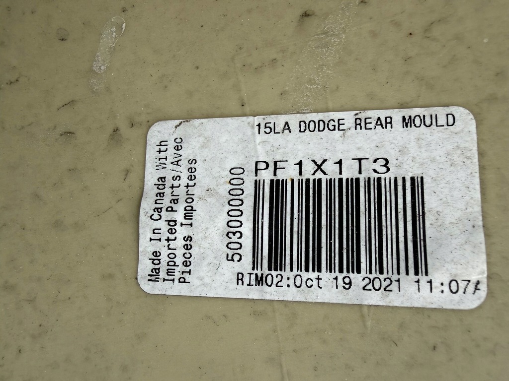 фото №11, Бампер задняя dodge challenger widebody 2015- оригинал