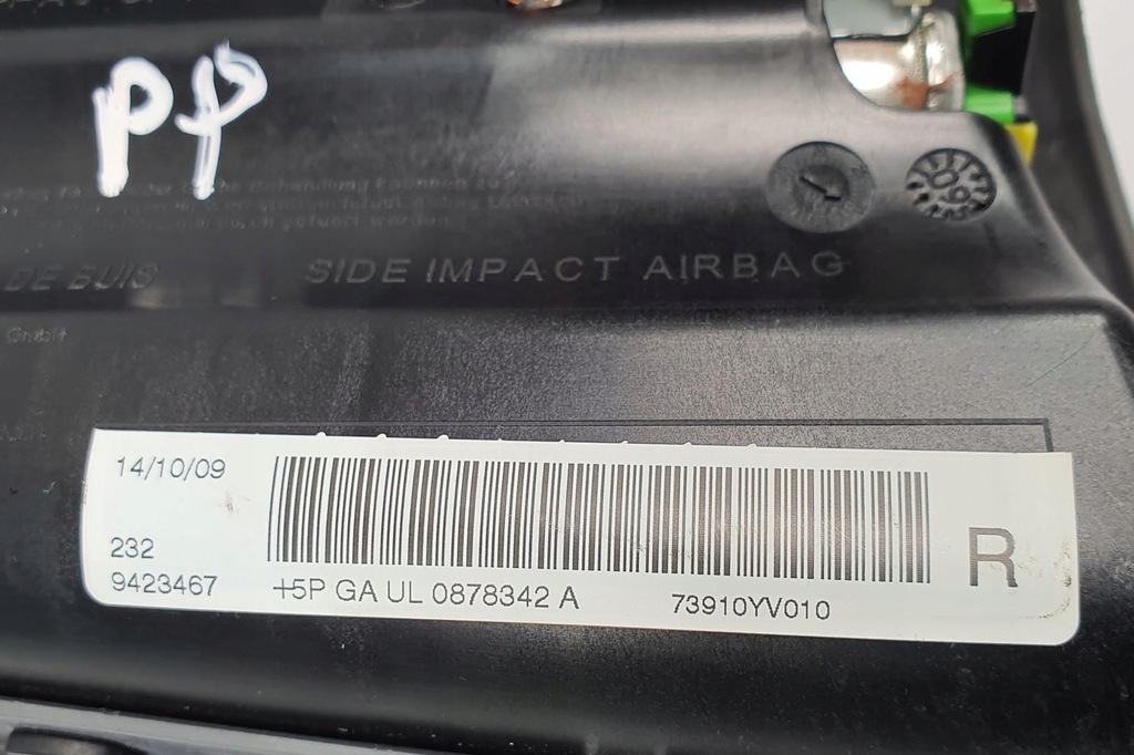 фото №5, Подушка подушка безпеки сидіння права toyota aygo i 9423467 0878342a 73910yv010