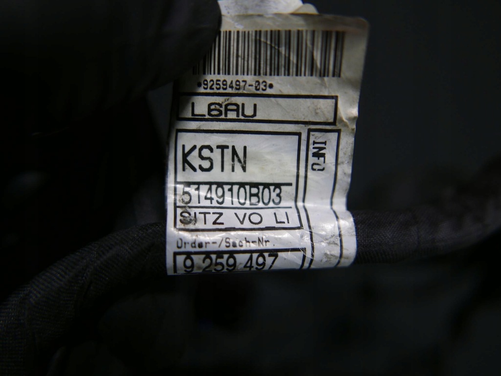 фото №7, Bmw f12 жгут электропроводка сиденье левая память