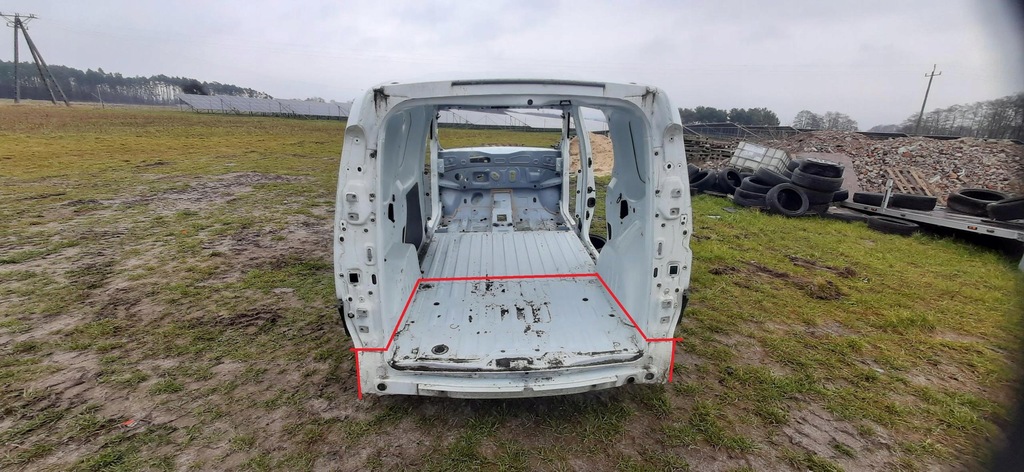 фото №1, Pas задня задній піддон підлога renault express ii lak.dv369