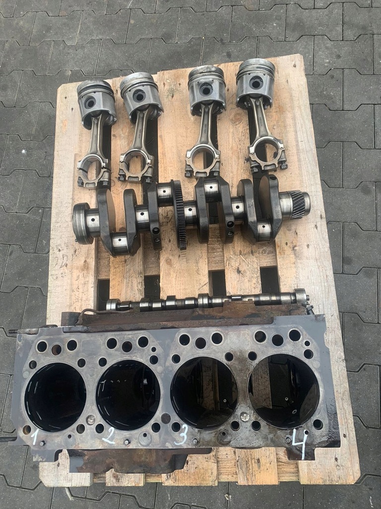 фото №1, Wał блок поршни man двигатель d0824 lfl 06