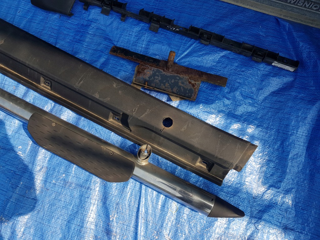 Комплект порог правый левый порог mercedes ml w164 накладка молдинг подножка Доставка