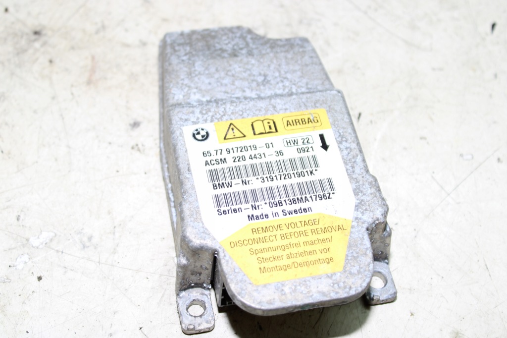 фото №1, Bmw e60 e61 модуль блок управления датчик подушка безопасности 9172019