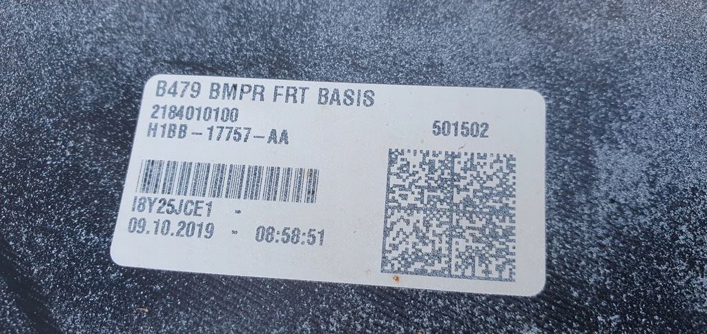 фото №13, Ford fiesta mk8 бампер перед оригинал a487