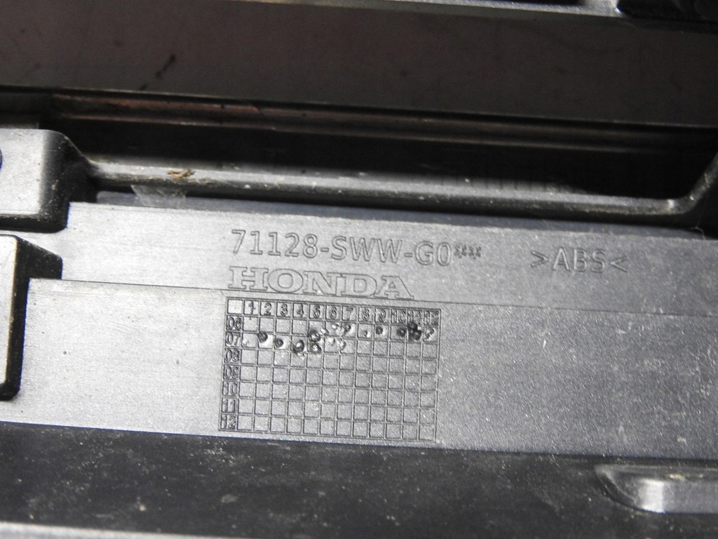 фото №10, Honda cr-v iii 06-11 nh684p решётка радиатора решётка радиатора бампера