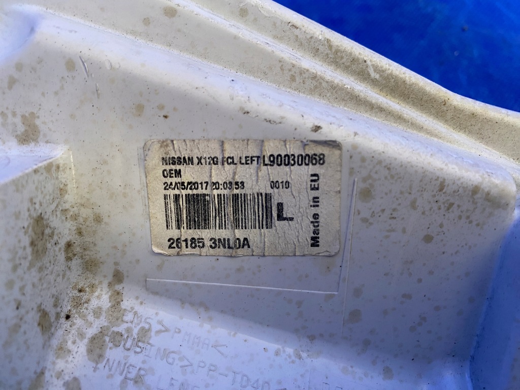 фото №8, Nissan leaf i 13- отражатель левый поворотник лампа перед левая передний 26185 3nl0a